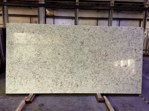 alaska white quartz slab