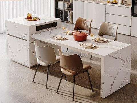 porcelain calacatta island top