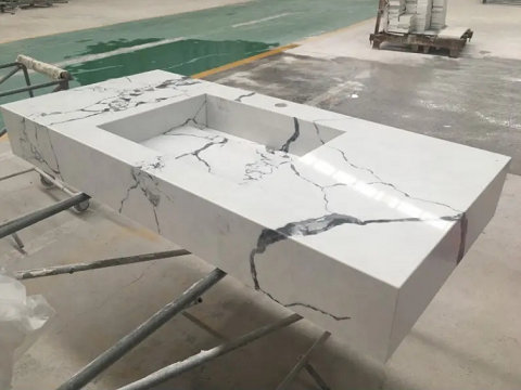 calacatta white vanity tops